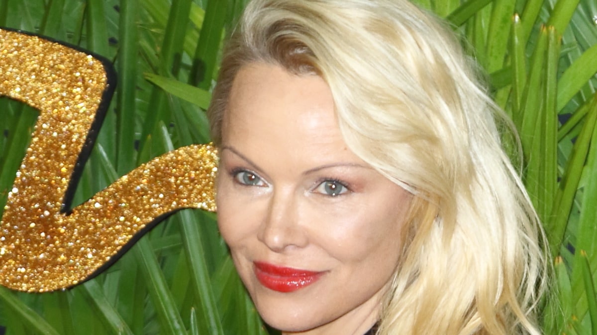 Pamela Anderson attends an event.