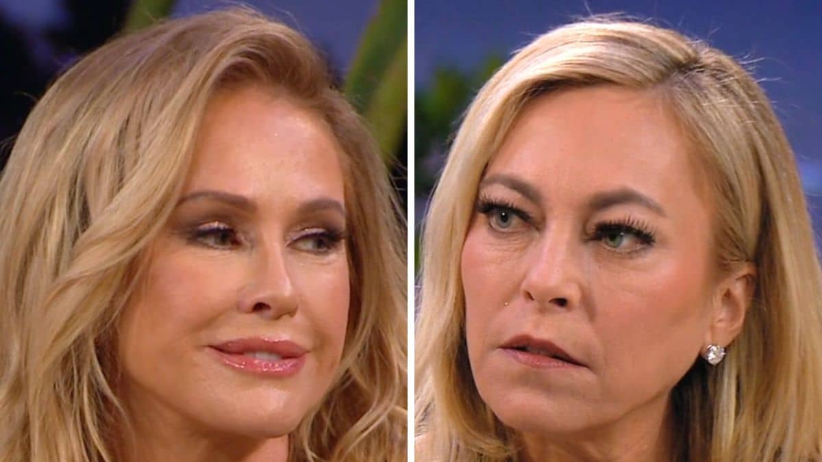 Kathy Hilton and Sutton Stracke on RHOBH Season 13 reunion