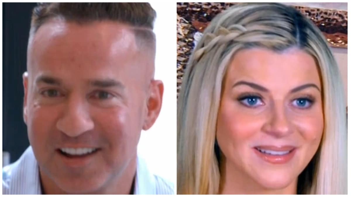 mike and lauren sorrentino face shots from jersey shore family vacation on mtv