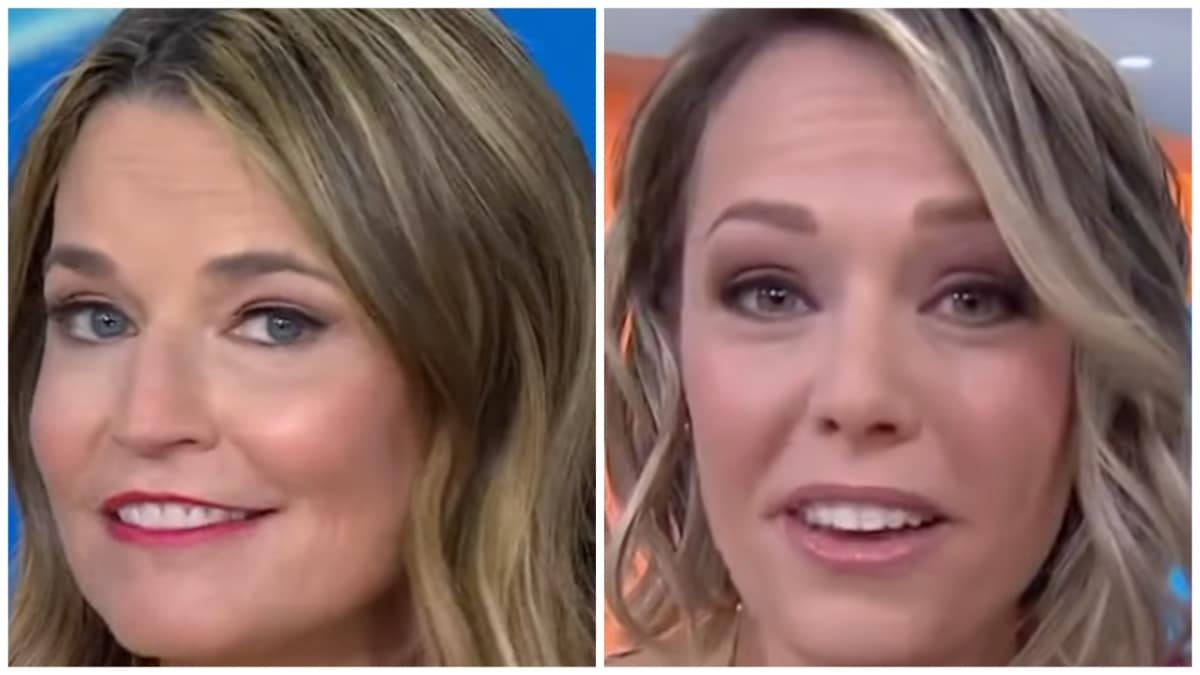 savannah guthrie and dylan dreyer face shots from today on nbc