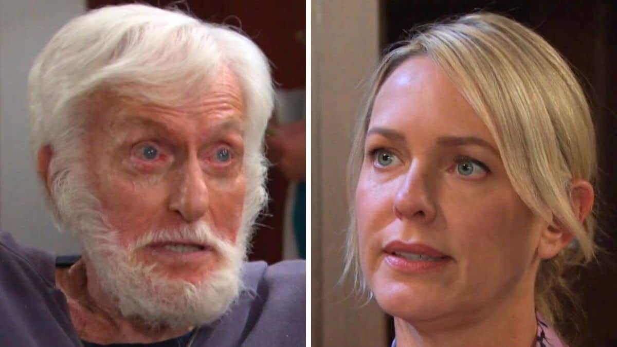 Dick Van Dyke as Timothy and Arianne Zucker as Nicole on Days.