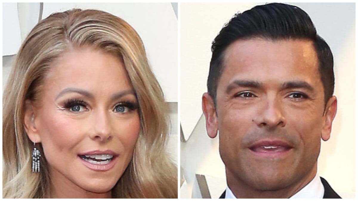 Kelly Ripa and Mark Consuelos at an event.