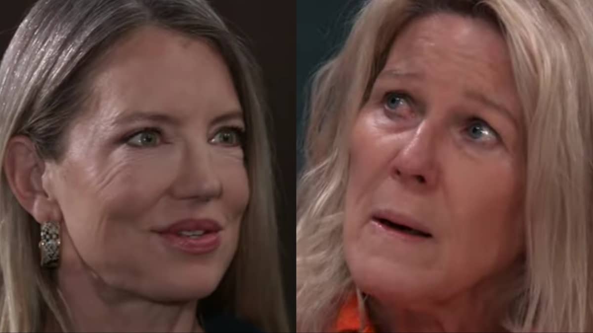 Cynthia Watros and Alley Mills play Nina and Heather on General Hospital.