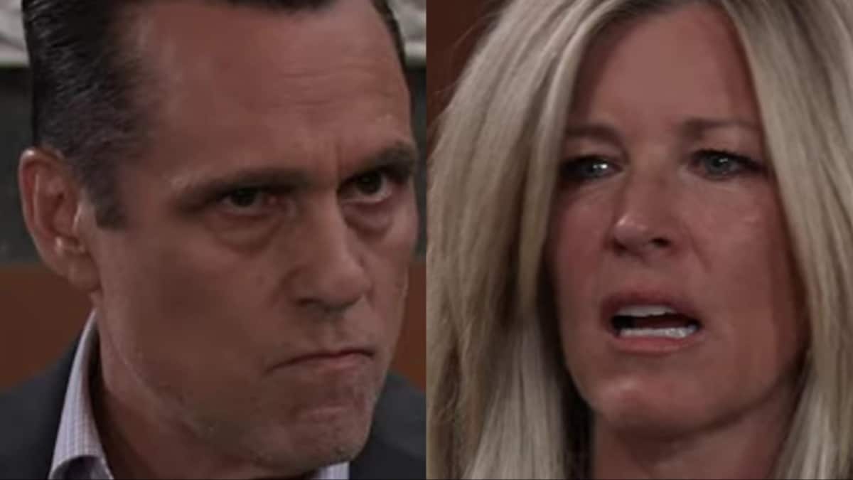 Maurice Benard and Laura Wright as Sonny and Carly on General Hospital