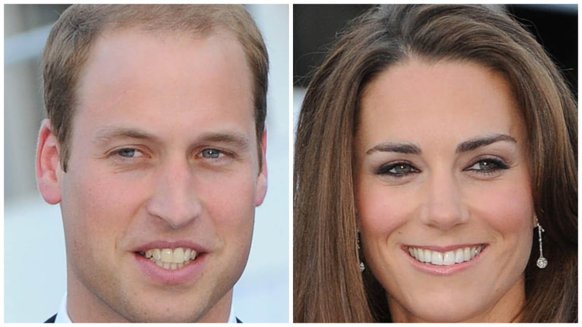 Prince William and Kate Middleton at arandom event