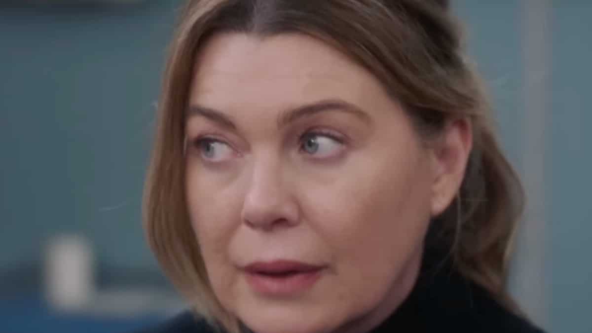 Ellen Pompeo on Grey's Anatomy Season 20.