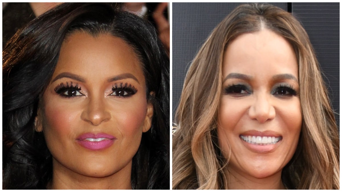 Claudia Jordan and Sunny Hostin at different events