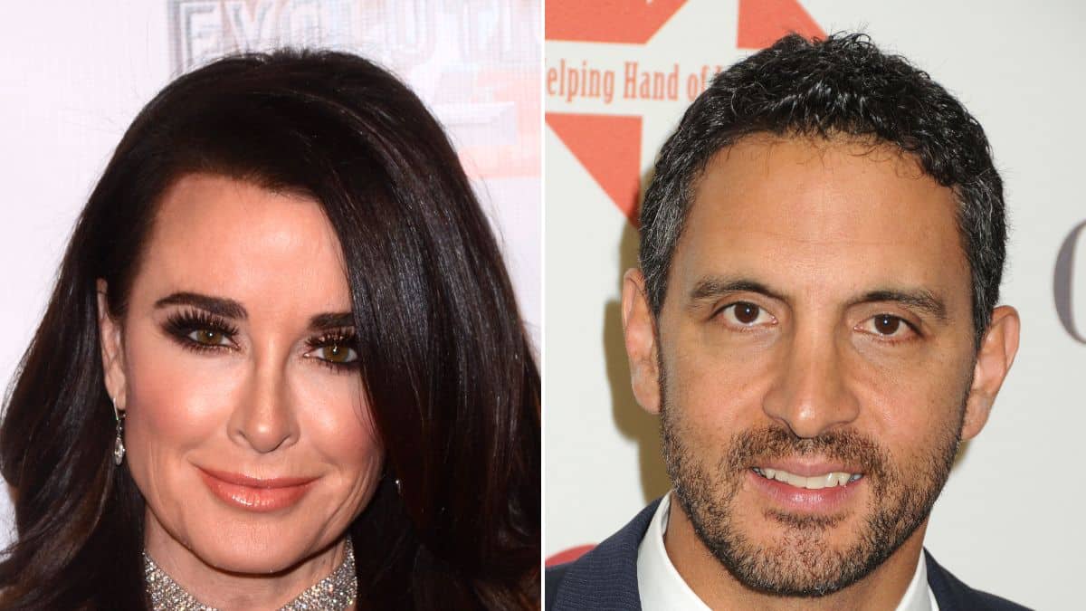 Kyle Richards at the RHOBH Season 8 Premiere Party, 2017; Mauricio Umansky at the Beverly Hills Hotel, 2013