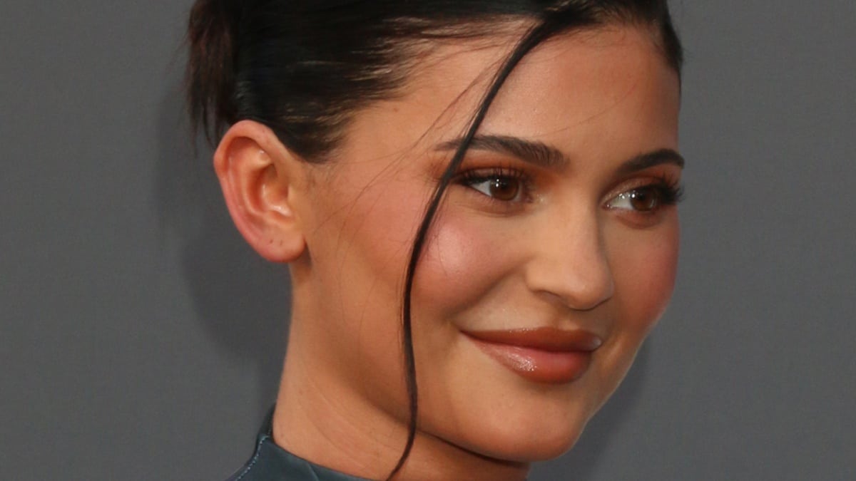 Kylie Jenner smiling while attending the Billboard Music Awards in 2022.
