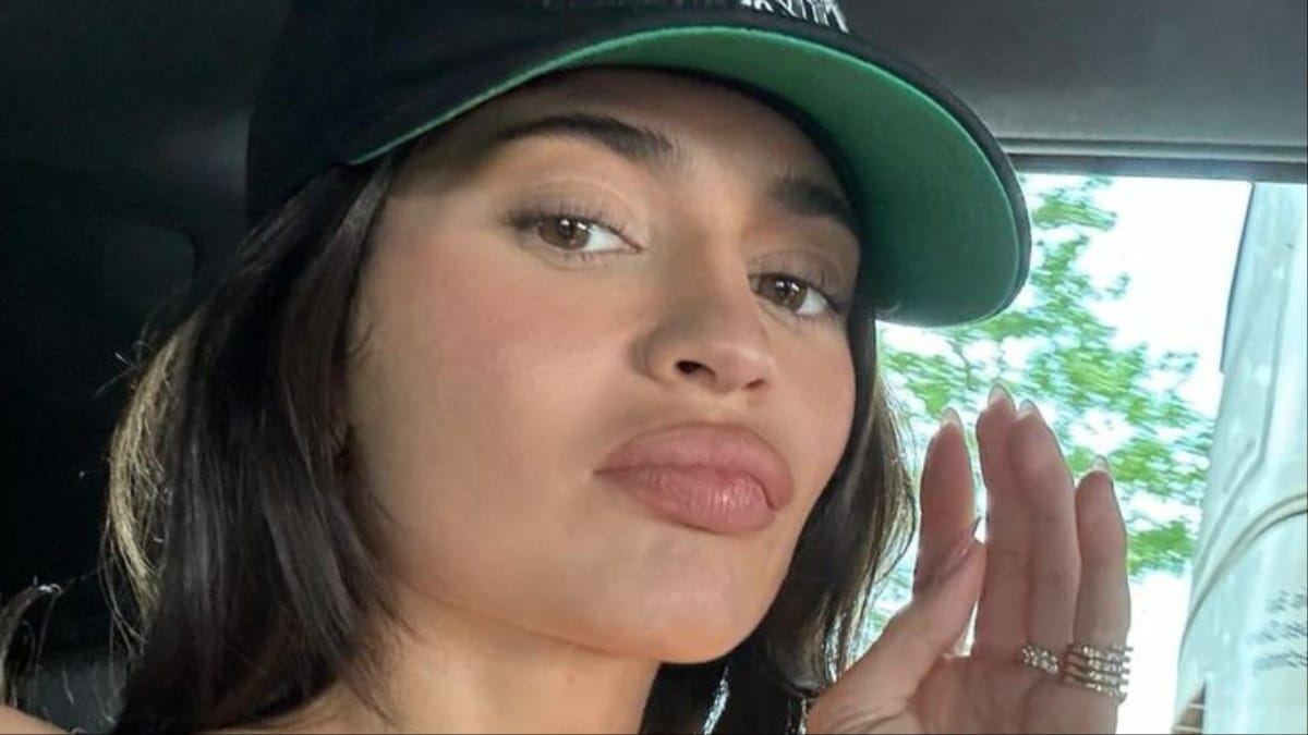 Kylie Jenner taking a selfie