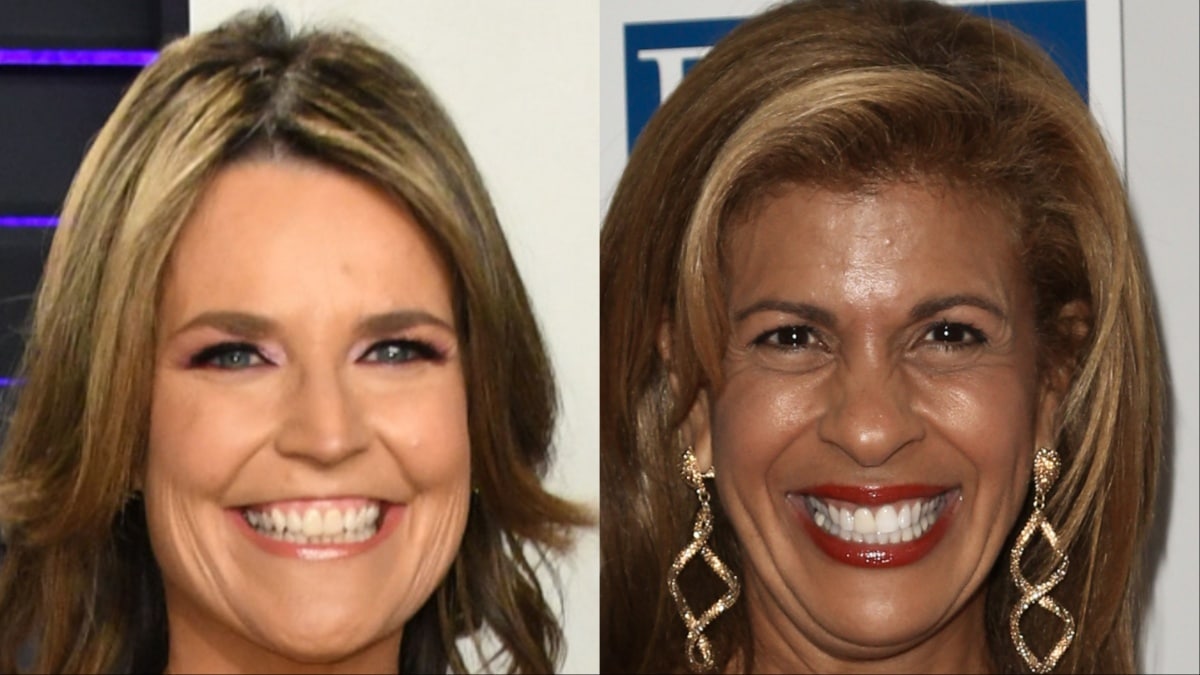 Savannah Guthrie and Hoda Kotb at different events