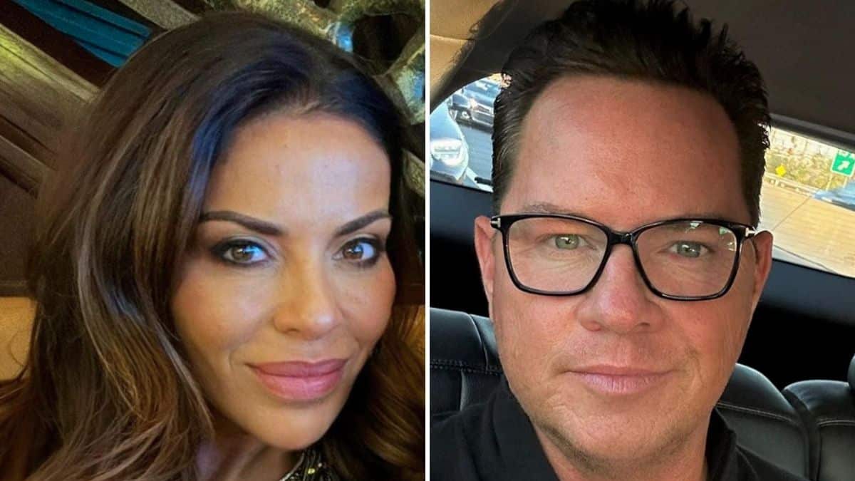 La coppia RHONJ Paulie Connell e Dolores Catania selfie su Instagram