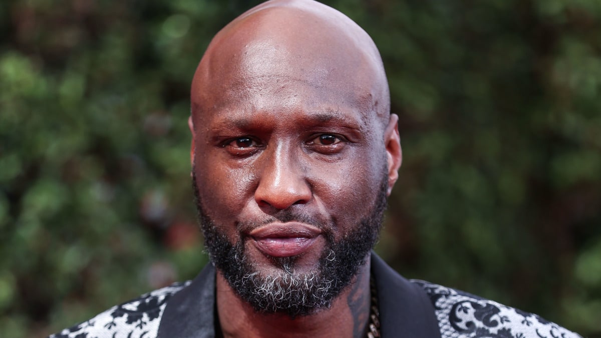 Lamar Odom attends event.
