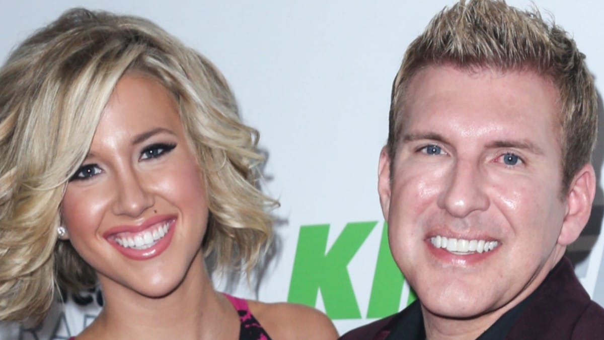 Savannah and Todd Chrisley on the red carpet