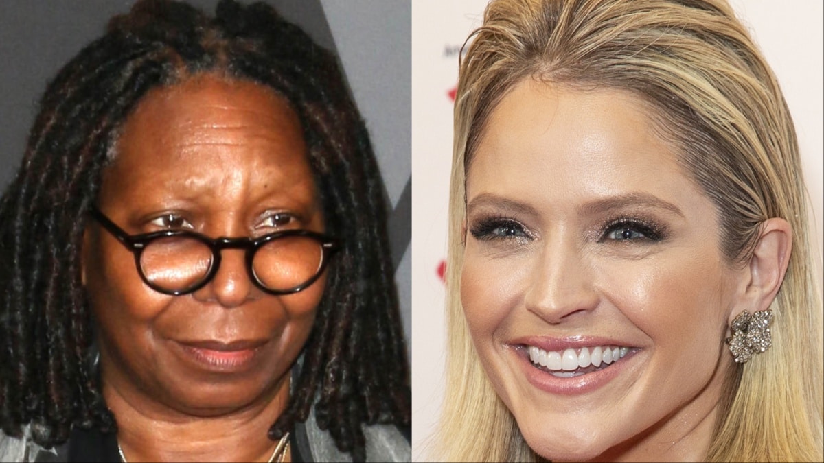 Whoopi Goldberg and Sara Haines at different events