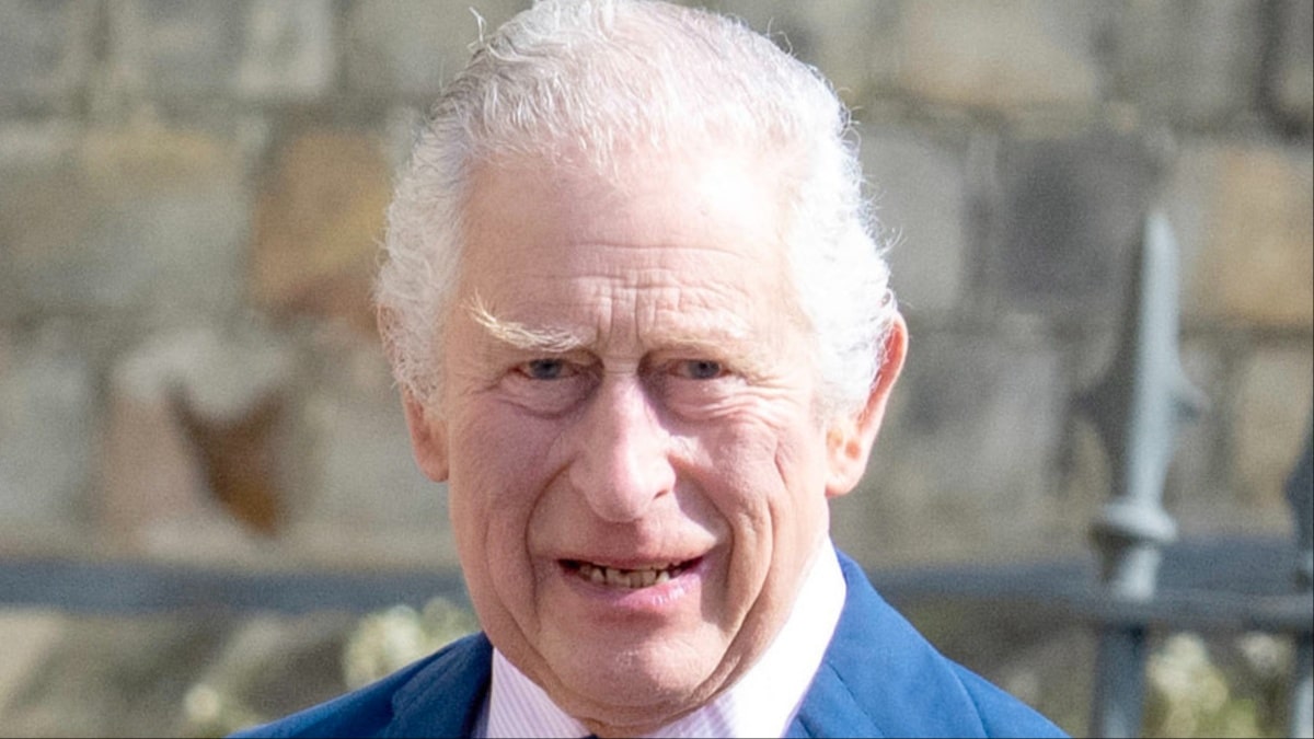 King Charles at an event.